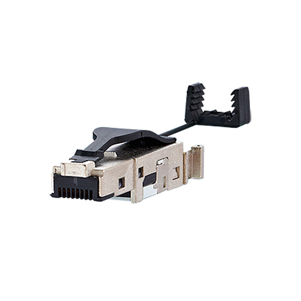 E-DAT Industrie IP20, Connecteur RJ45, noir 