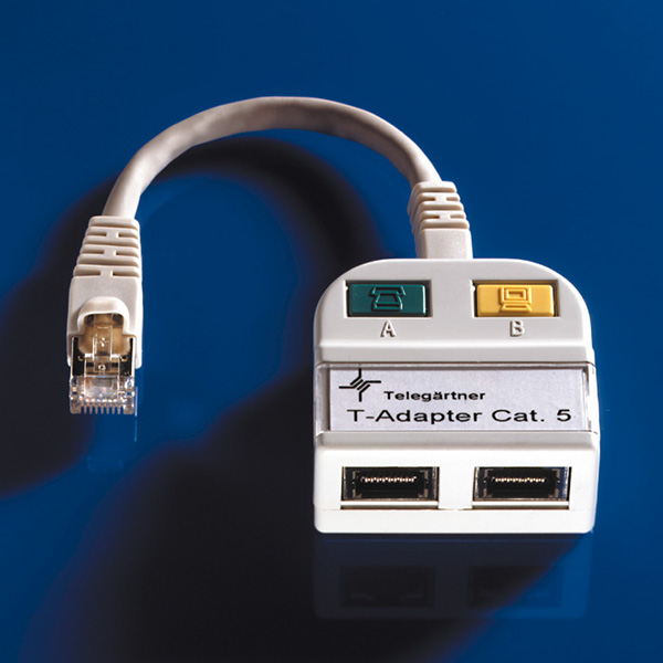 Adaptateur modulaire en T, sortie 10BaseT / ISDN 
