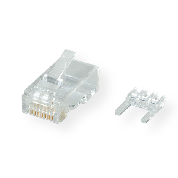 Modular Plug, ungeschirmt, Kat. 6, für Massivdraht, 10 Stk. 