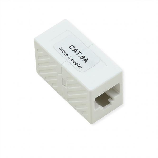 RJ-45 Kupplung ungeschirmt, Cat.6A (Class EA), weiß 