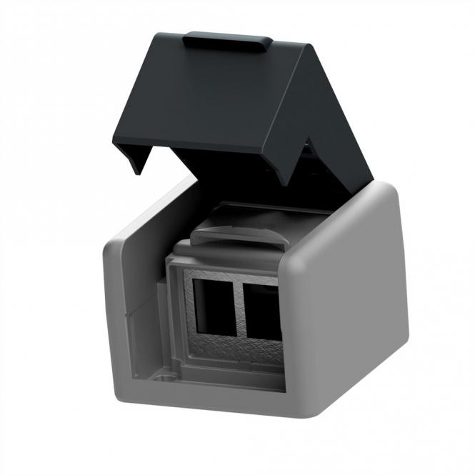 preLink / fixLink Prise AP grise 