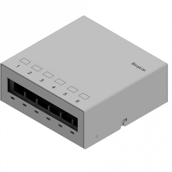 Panneau de base vide, pour 6x Keystone, AP RAL7035 