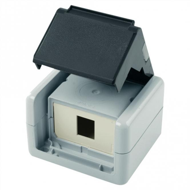 Gehäuse AP IP44, mit Mont-Einsatz für AMJ-Modul 