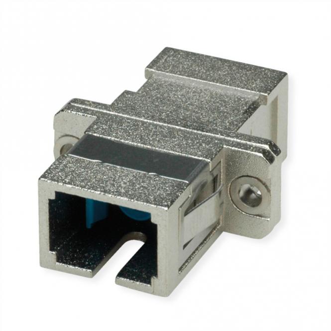 Coupleur SC, Singlemode et Multimode, Manchon en céramique, boîtier en métal, gris 