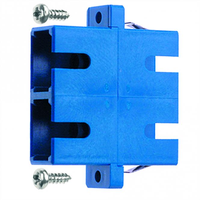 Coupleur SC Duplex, Multimode, Manchon en céramique, boîtier en plastique, violet 