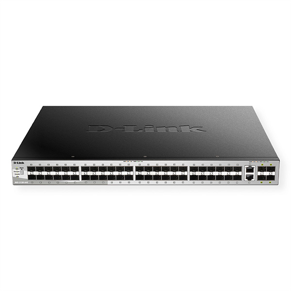 DGS-3130-54S/SI, 54-Port Gigabit Switch, Layer 3, Fiber Stack 