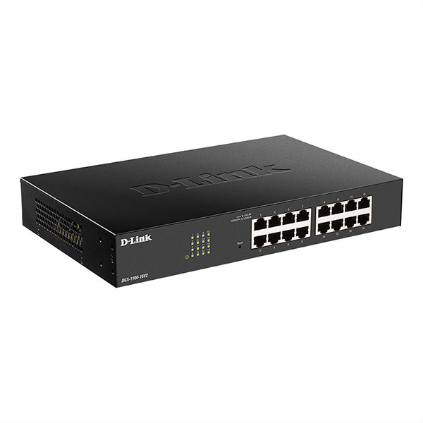 DGS-1100-16V2, 16-Port Smart Gigabit Switch, Layer2 