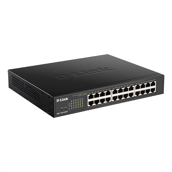 DGS-1100-24PV2, 24-Port PoE Smart Gigabit Switch 