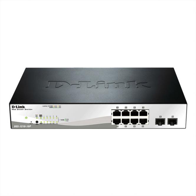 DGS-1210-10P Commutateur 10 ports Web Smart Gigabit PoE 