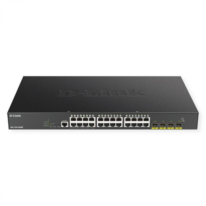DGS-1250-28XMP Commutateur Gigabit PoE 28 ports Smart Managed PoE+ 4x 10G 