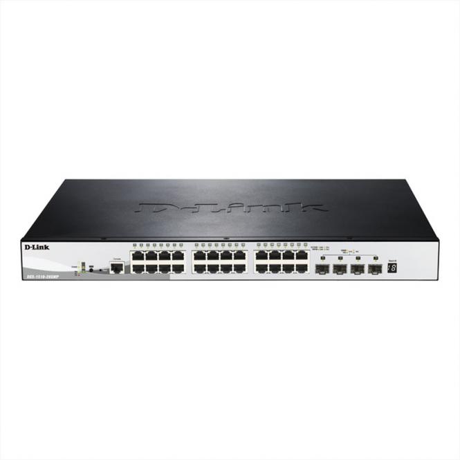 DGS-1510-28XMP Commutateur 28Port PoE+ Smart Managed Gigabit Stack 4x 10G 