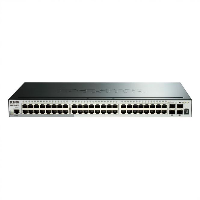 DGS-1510-52XMP Commutateur 52 ports PoE+ Smart Managed Gigabit Stack 4x10G 
