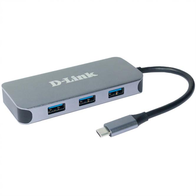 DUB-2335 6-in-1 USB-C Hub mit HDMI/Gigabit Ethernet/Power Delivery 