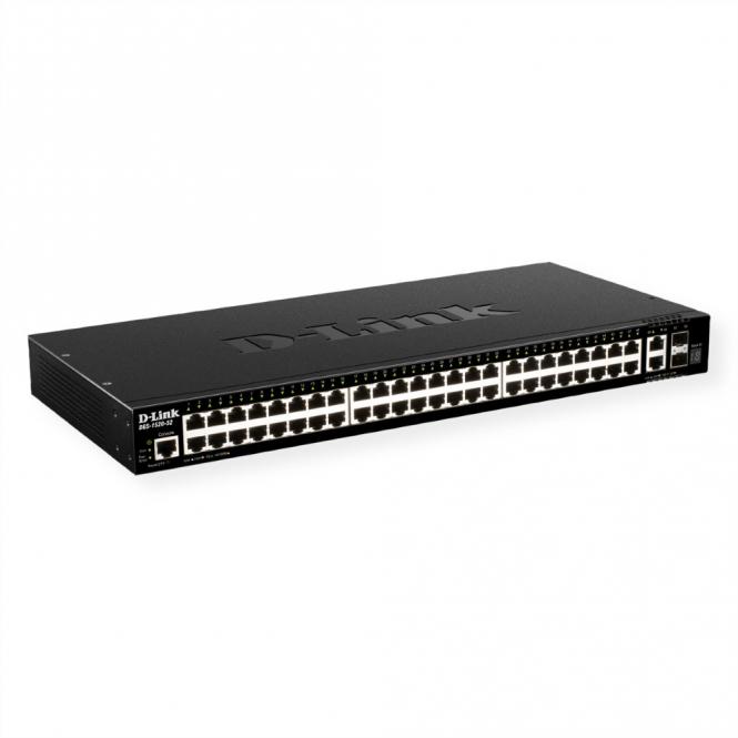 DGS-1520-52/E Commutateur Gigabit empilable intelligent à gestion 52 ports 4x 10G 