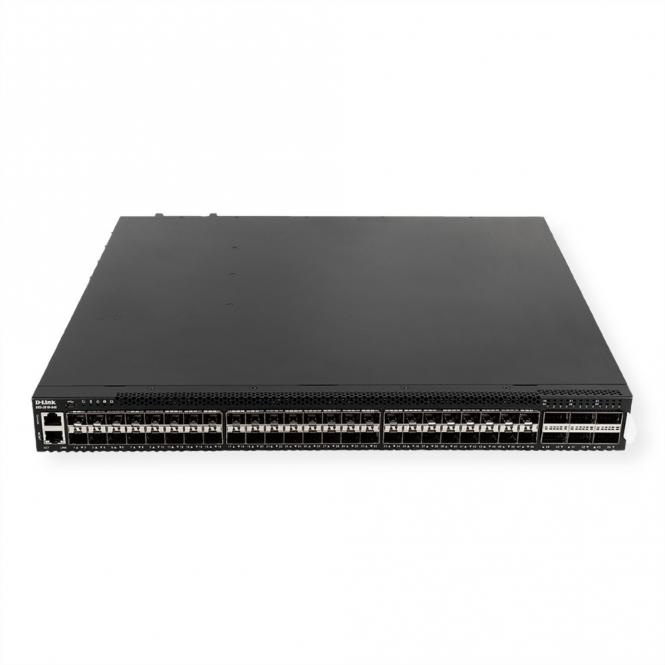 DXS-3610-54S/SI/E 48 ports SFP/SFP+ 1/10 GbE, 6 ports QSFP+/QSFP28 40/100 GbE Commutateur géré 10G empilable L3 