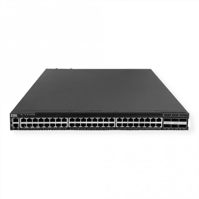 DXS-3610-54T/SI/E 48 ports 1/10 GbE, 6 ports 40/100 GbE QSFP+/QSFP28 Commutateur géré 10G empilable L3 