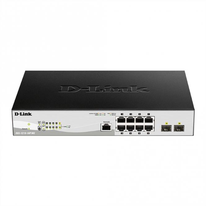 Commutateur 10 ports DGS-1210-10P/ME/E, PoE Smart Managed ME Gigabit 78W 