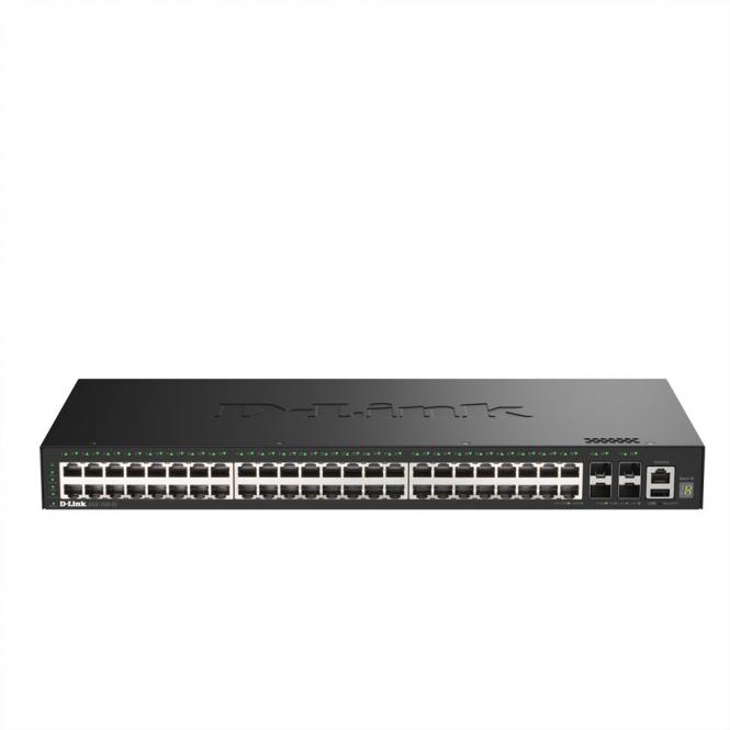 Commutateur DGS-1530-52/E à 52 ports, gestion intelligente, Gigabit Stack 4x 10G 