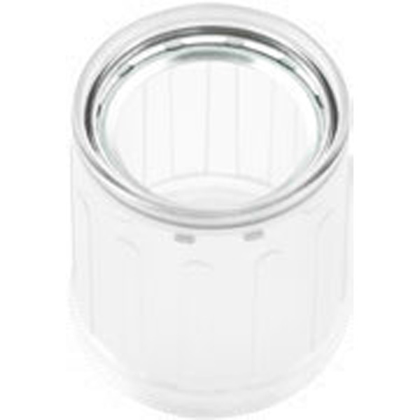 Objektivabdeckkappe mit Glasscheibe, verlängerte Bauform, für M2x Csvari 