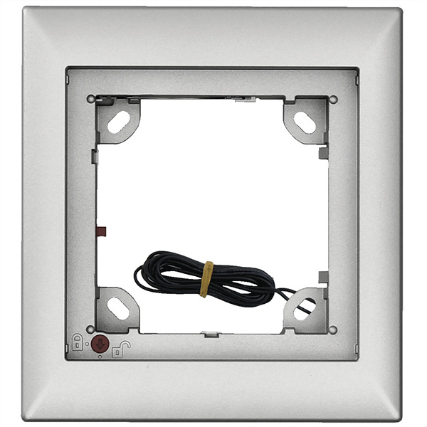 1-fach Rahmen, silber 