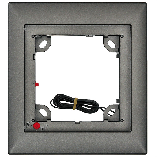 1-fach Rahmen, dunkelgrau 