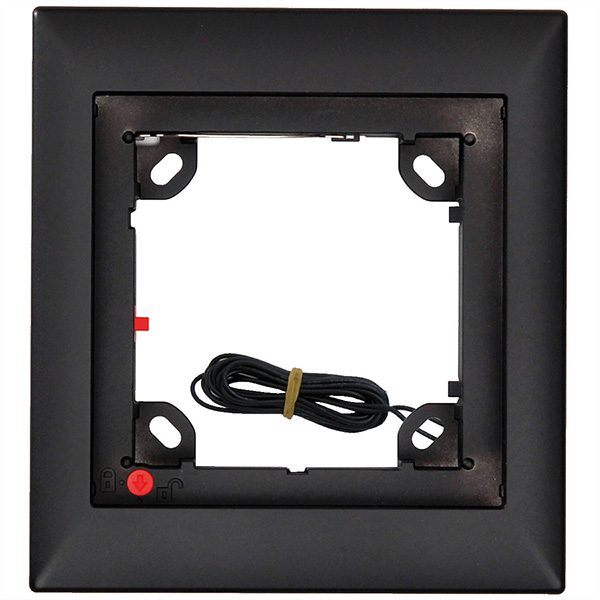 1-fach Rahmen, schwarz 