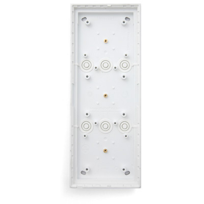 3-fach Aufputzgehäuse, silber 