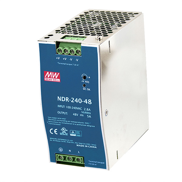 Industrie DIN-Rail Netzteil NDR-240-48, 48 VDC, 240W 