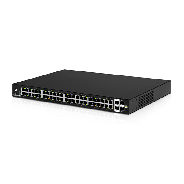 48-Port EdgeSwitch, 2x Gigabit SFP Ports, Rackmount, L2/L3 
