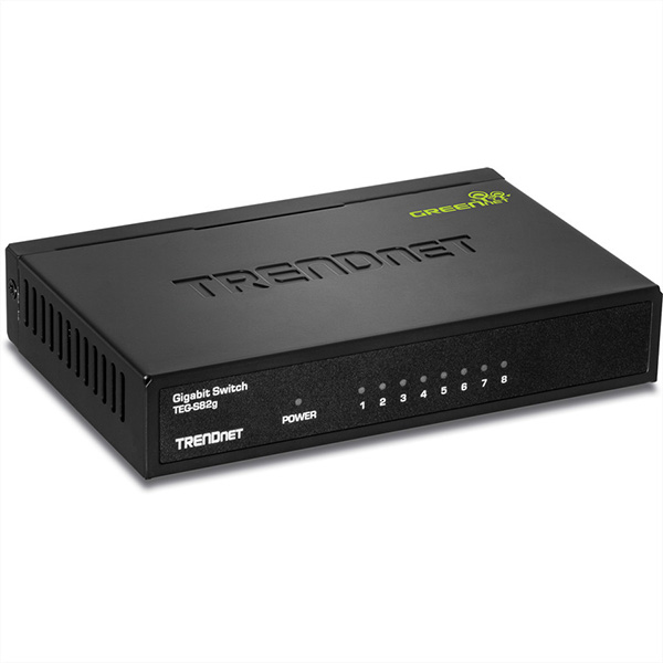 TEG-S82g Switch GREENnet Gigabit à 8 ports 