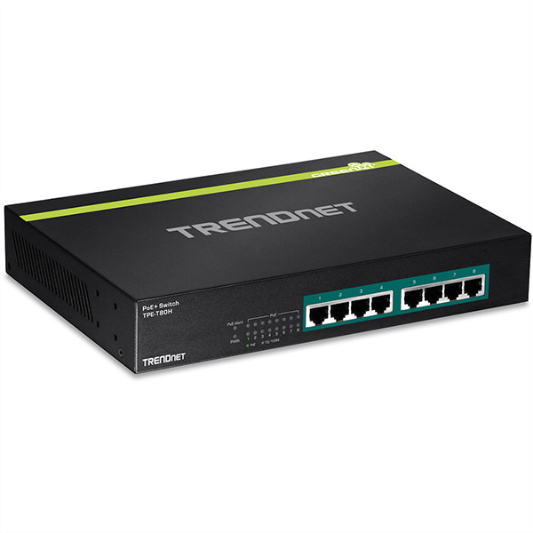TPE-T80H, 8-Port 10/100 MBit PoE+ Switch 