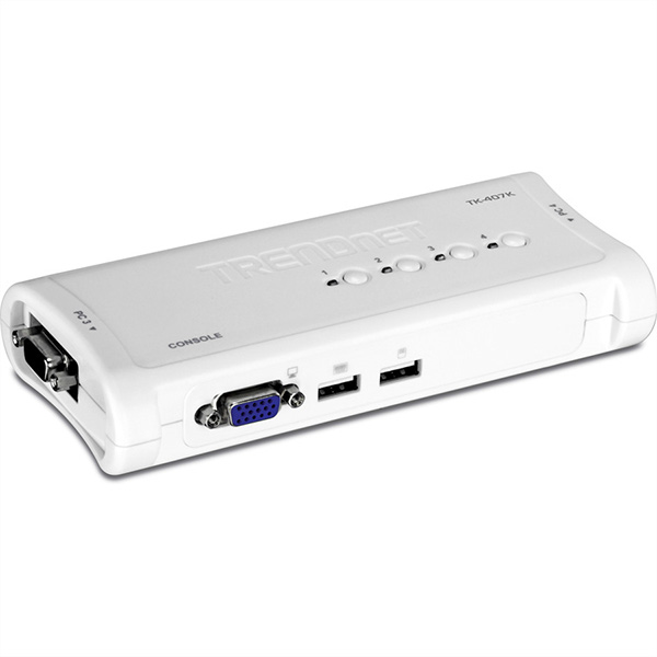 TK-407K, 4-Port KVM Switch, VGA, USB 