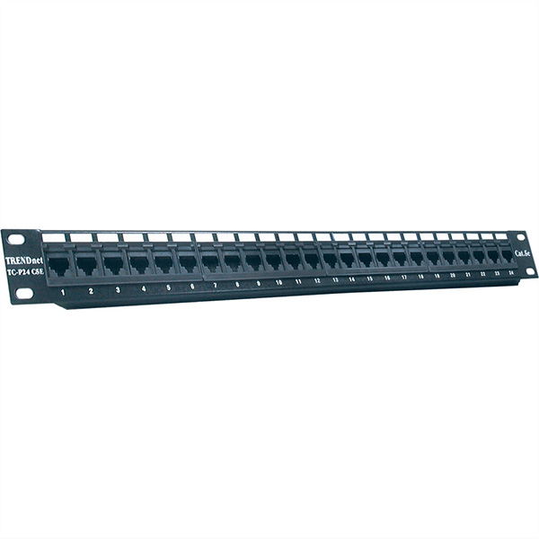 TC-P24C5E Panneau de brassage 24 ports Cat5/5e non-blindé 