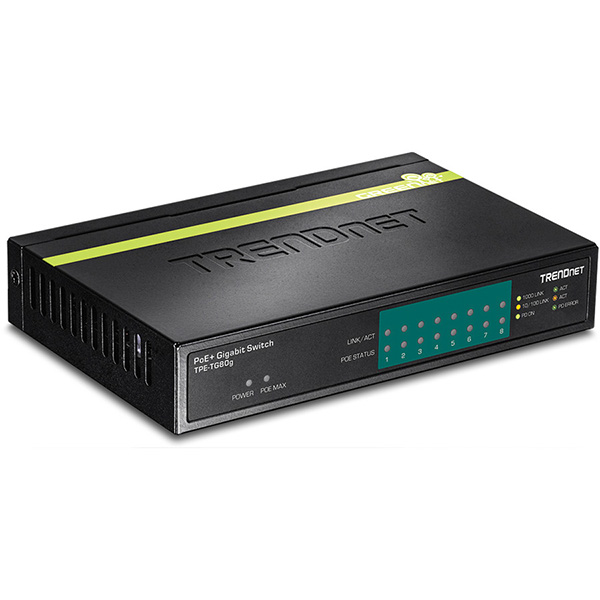 TPE-TG80g Switch PoE 8 ports GREENnet Gigabit 