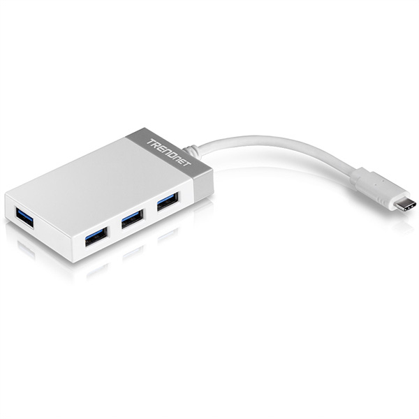 4-Port USB-C Ultra-Mini-Hub 