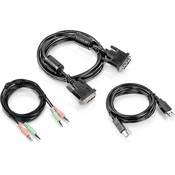 TK-CD06 KVM Kabel Kit 1,8m DVI-I USB Audio 