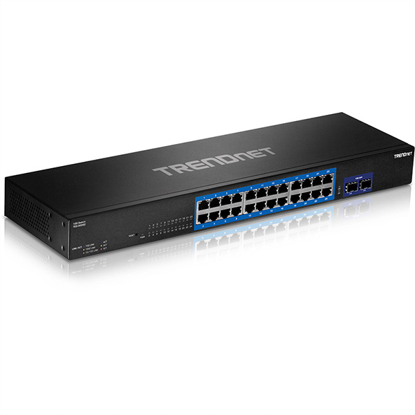 TEG-30262 24-Port Switch Gigabit 2x10G SFP+ Slots 