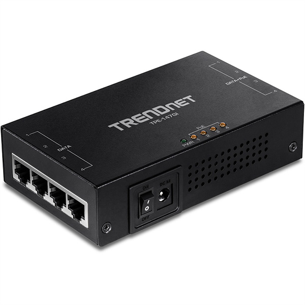 TPE-147GI Injecteur PoE+ Gigabit 65W à 4 ports 