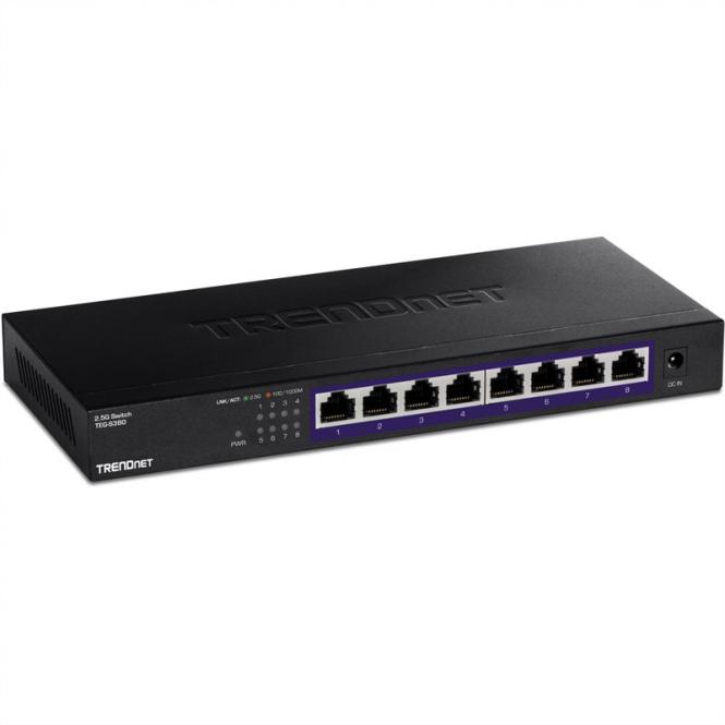 TEG-S380 Commutateur 8 ports 2.5G, non administrable, noir 