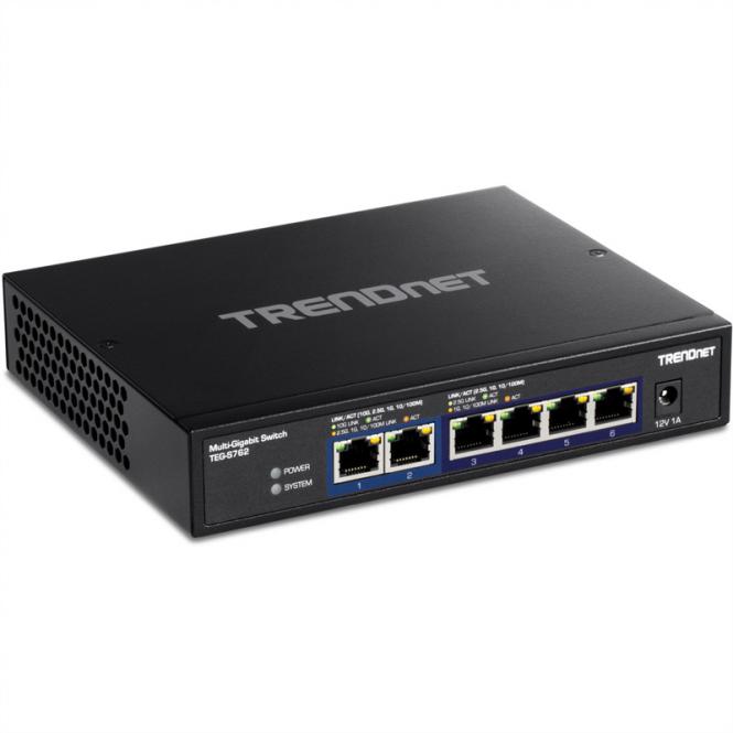 TEG-S762 Commutateur 10G à 6 ports, noir 
