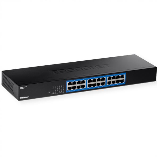 TEG-S25, commutateur Gigabit 24 ports monté en rack 