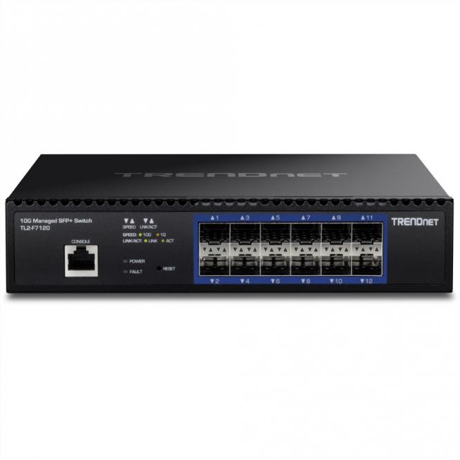 Commutateur TL2-F7120 à 12 ports, 10G couche 2géré SFP+ 