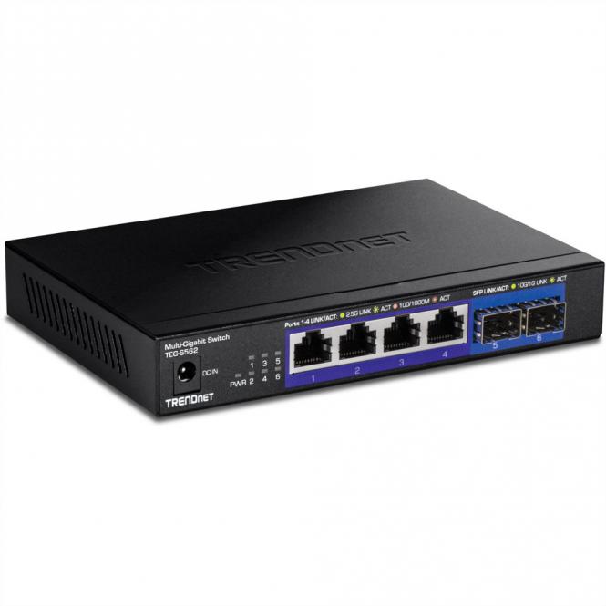 Commutateur TEG-S562 à 6 ports, multi-gigabit 