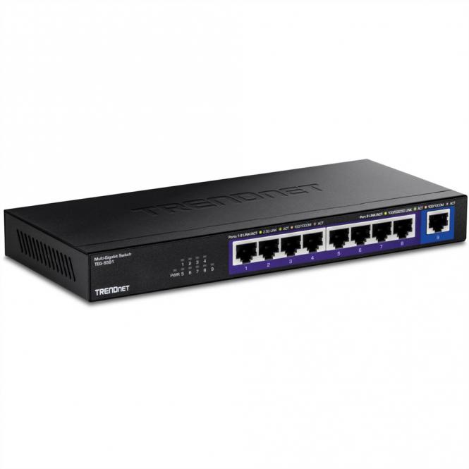Commutateur TEG-S591 à 9 ports, multi-gigabit 