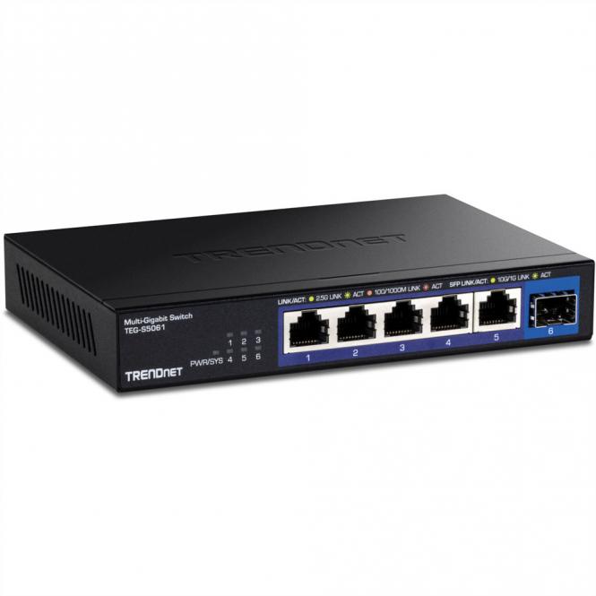 Commutateur TEG-S5061 à 6 ports, commutateur non géré 2,5 G avec port 10 G SFP+ 