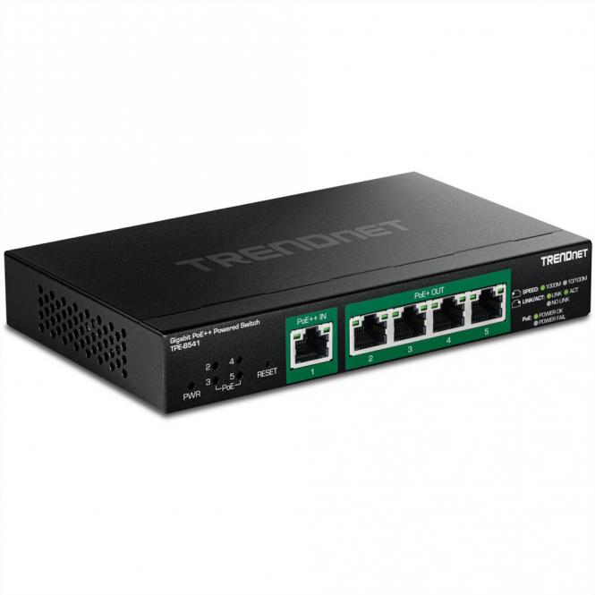 TPE-B541 Switch administrable PoE++ Gigabit à 5 ports, avec communication PoE 