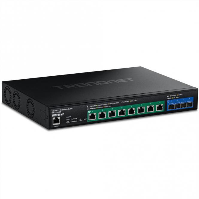 TPE-7124SBF 12-Port Switch 720W 10G PoE++ Web Smart Switch 