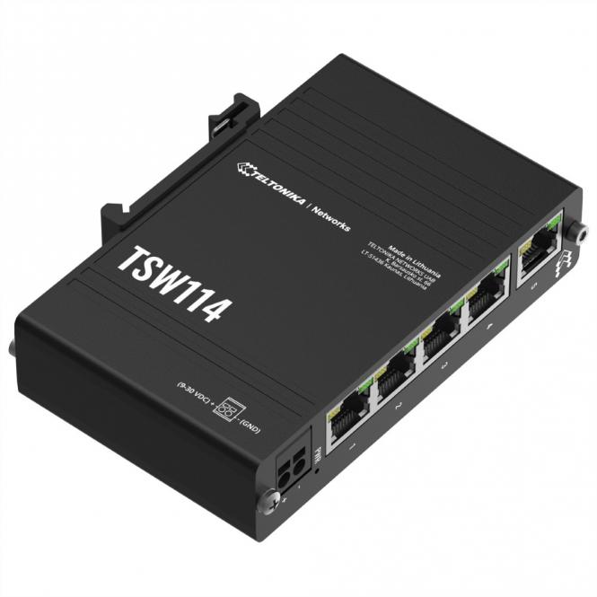 TSW114 Gigabit DIN RAIL Switch 