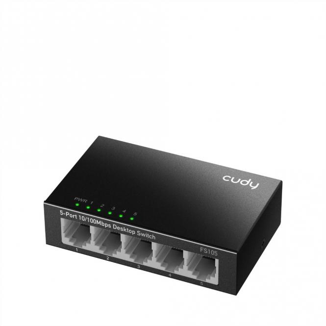 FS105 Switch 5 ports 10/100 Mbps métal 