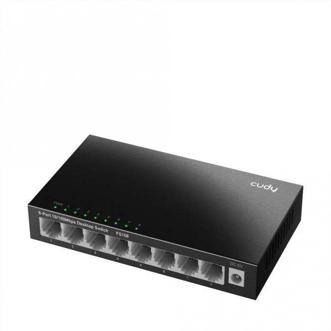 FS108 Switch 8 ports 10/100 Mbps métal 